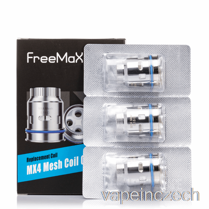 Freemax Mx Náhradní Cívky 0,15ohm Mx4 Mesh Cívky Vape Bez Nikotinu